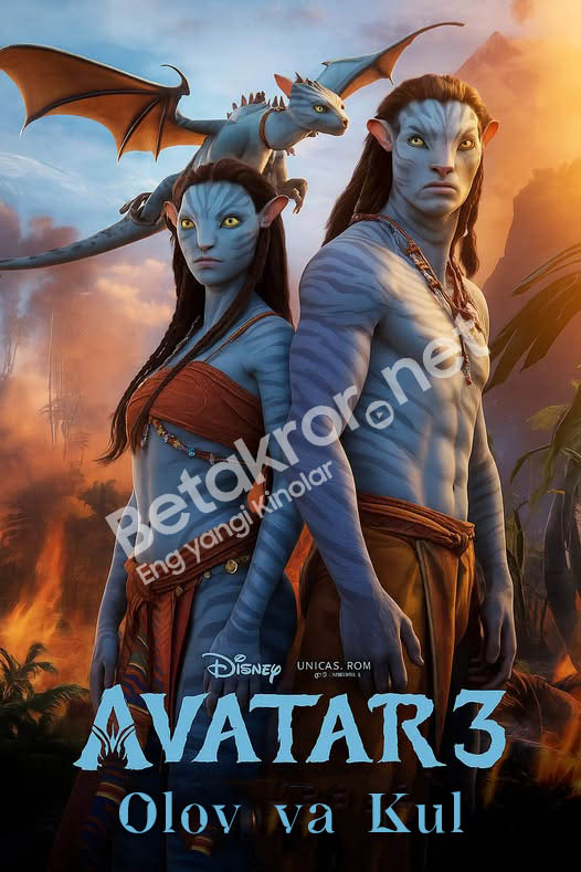 Avatar 3: Olov va kul Premyera (uzbek tilida)