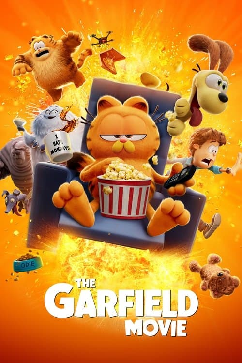 Garfild kinoda 2024 posteri